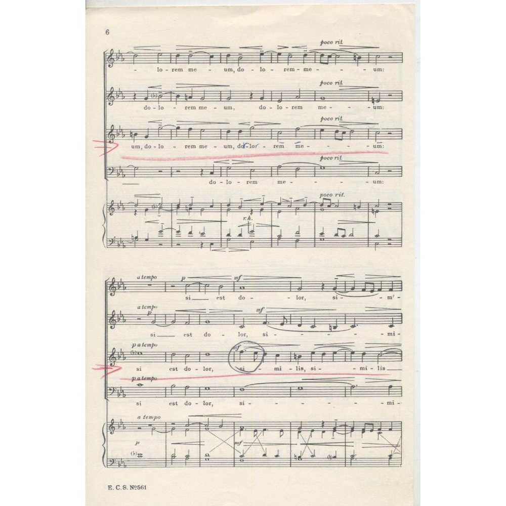 VINTAGE 1934 VITTORIA O VOS OMNES SHEET MUSIC - Picture 2 of 3